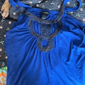 Lane Bryant 26/28 blue tank top